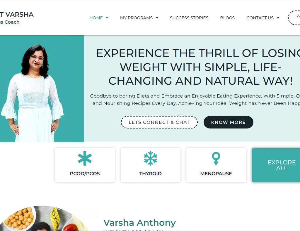 Vibrant Varsha Website